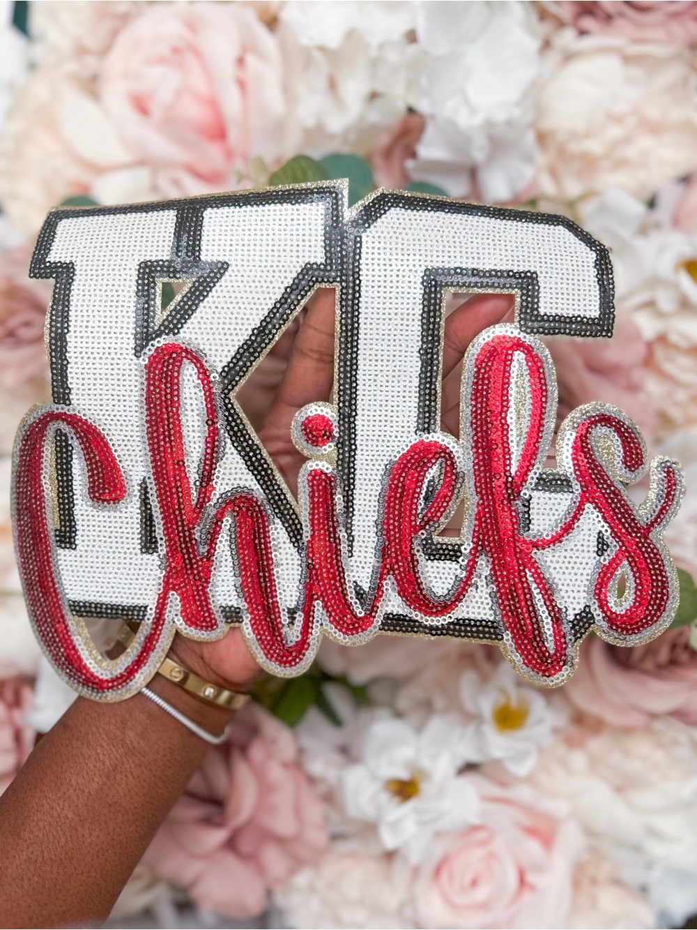 Kansas City Chiefs 11” Chenille Patch DIY Game Day Sweatshirt Craft